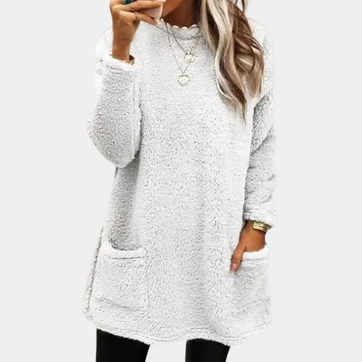 Chloe | Cozy Pocket-Detail Relaxed Everyday Sweatshirt