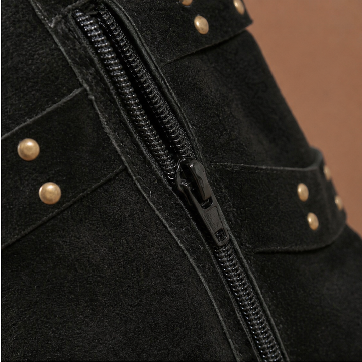 Rivella | Studded Slouch Knee-High Boots for Women
