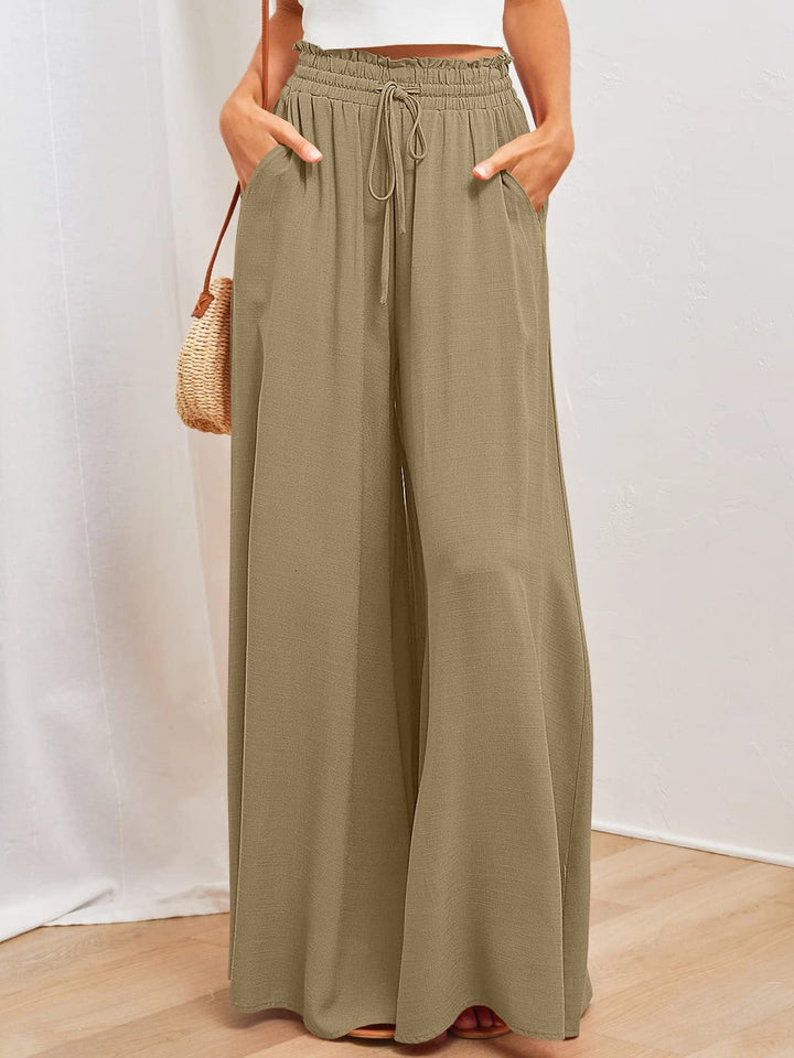 Olivia | Elegant And Breezy Summer Wide Leg Palazzo Pants