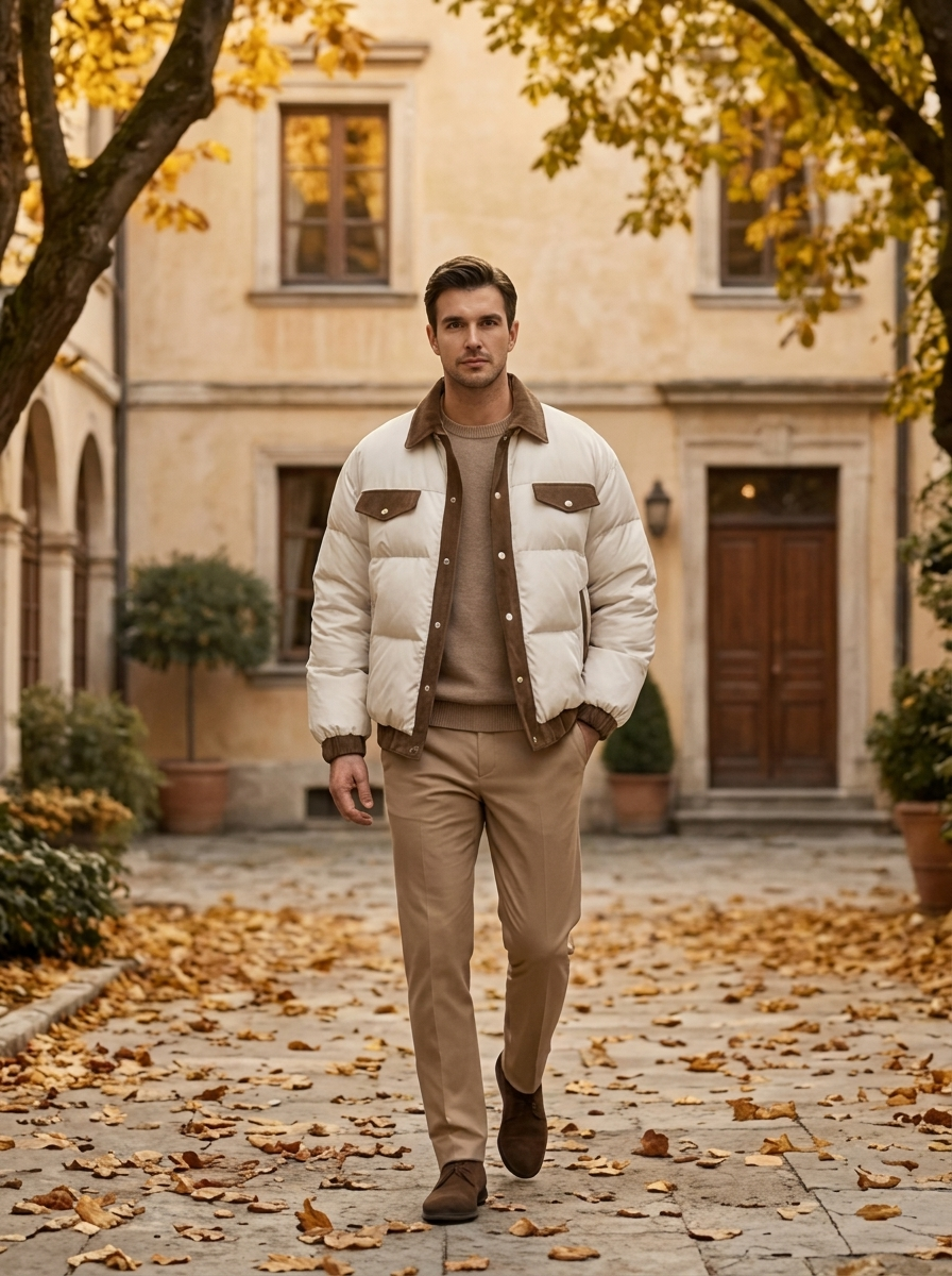 Maverick | Casual Puffer Coat – Stylish Winter Jacket for Men