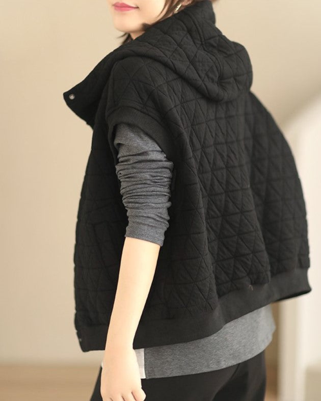 Christine | Sporty Hooded Insulated Winter Vest
