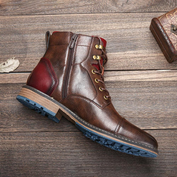 Alexander | Elegant And Sophisticated Oxford Leather Men Boots