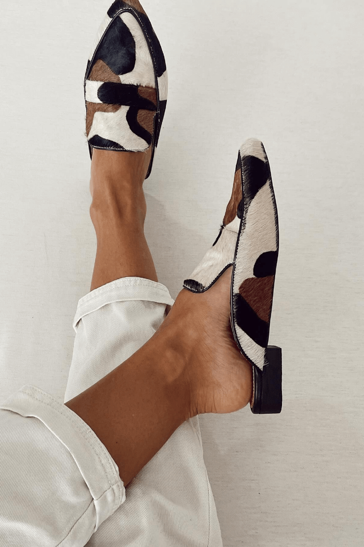 Lucy | Mocassini con stampa animalier dallo stile deciso