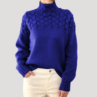 Aurora | Comfortable And Chic Turtleneck Knit Sweater