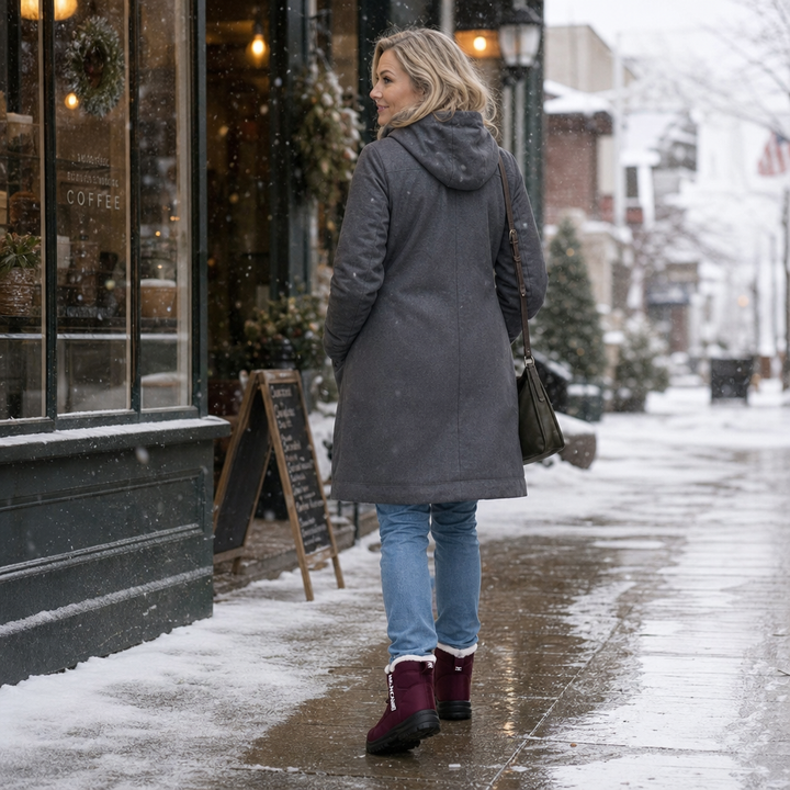 Gripwell | Faux-Fur Lined Waterproof Snow Boots for Women