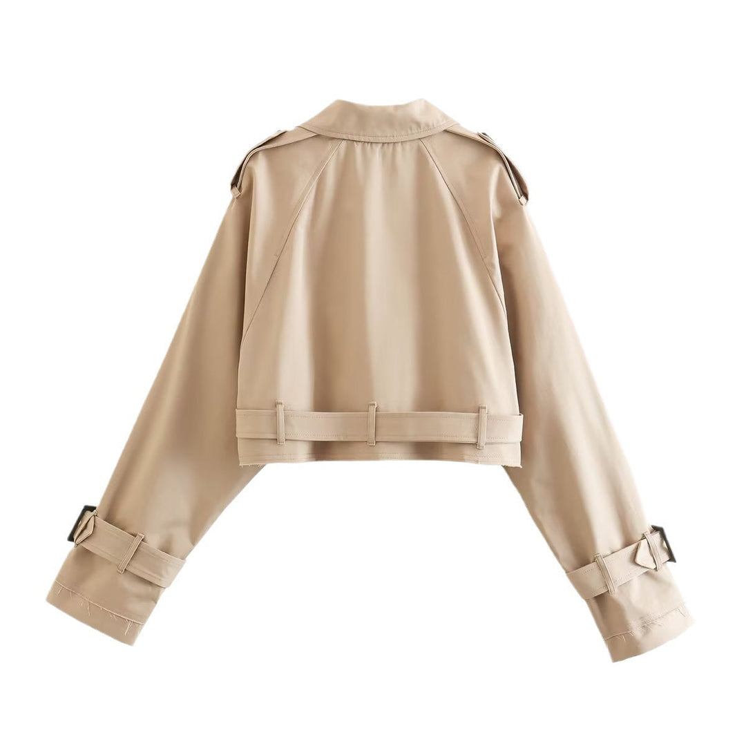 Keira | Trendy And Chic Tailored Short Trench Coat
