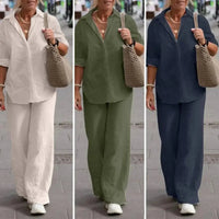 Chloe | Breathable And Luxurious Linen Two Piece Set