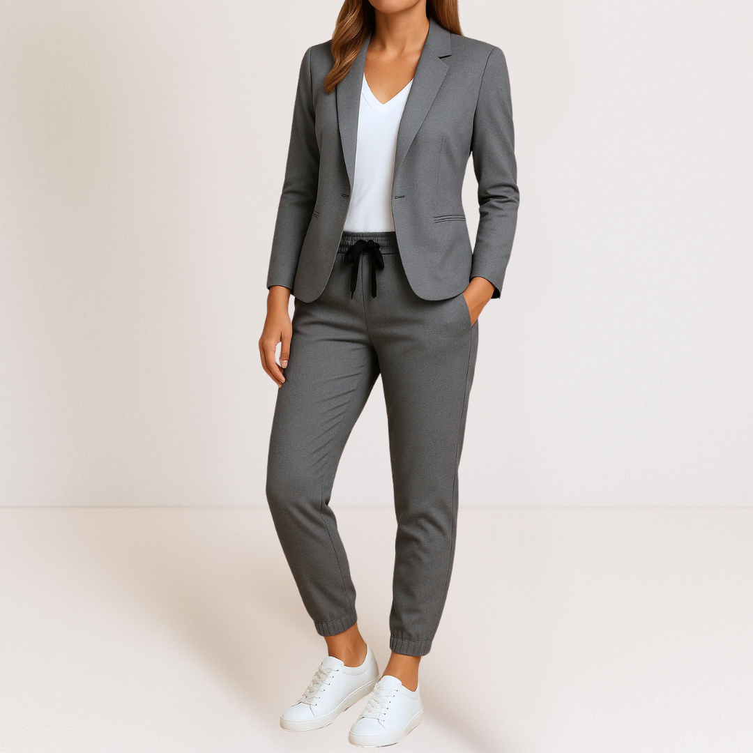 Amelia | Polished Blazer and Jogger Set for Modern Comfort