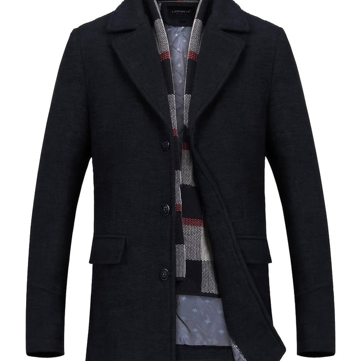 Callum | Tailored Overcoat – Timeless Style for Men