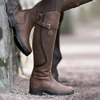 Janie | Bottes hauteur genou en cuir imperméable pour un confort en plein air
