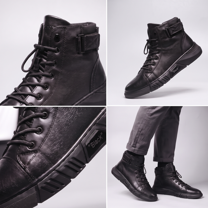Rugged | Classic Leather High Top Boots for Everyday Wear