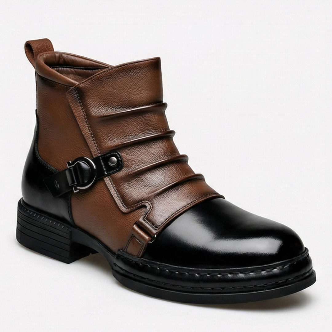 Cavalier | Ankle Boots – Stylish Two-Tone Design for Women