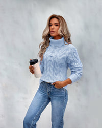 Emma | Cozy And Chic Turtleneck Knit Sweater