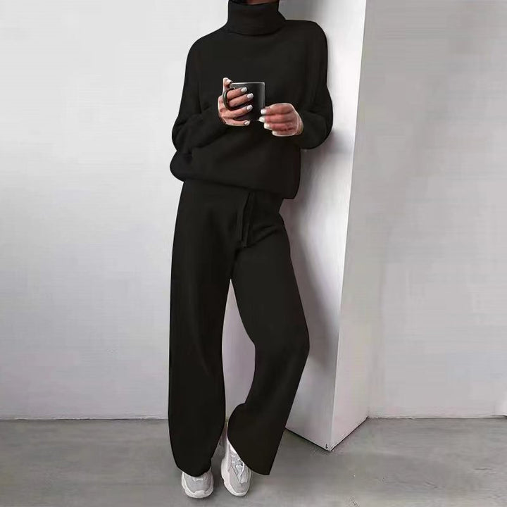 Nora | Refined And Cozy Turtleneck Knitted Two Piece Set