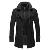 Lucas | Sophisticated And Warm Double-Layer Winter Coat