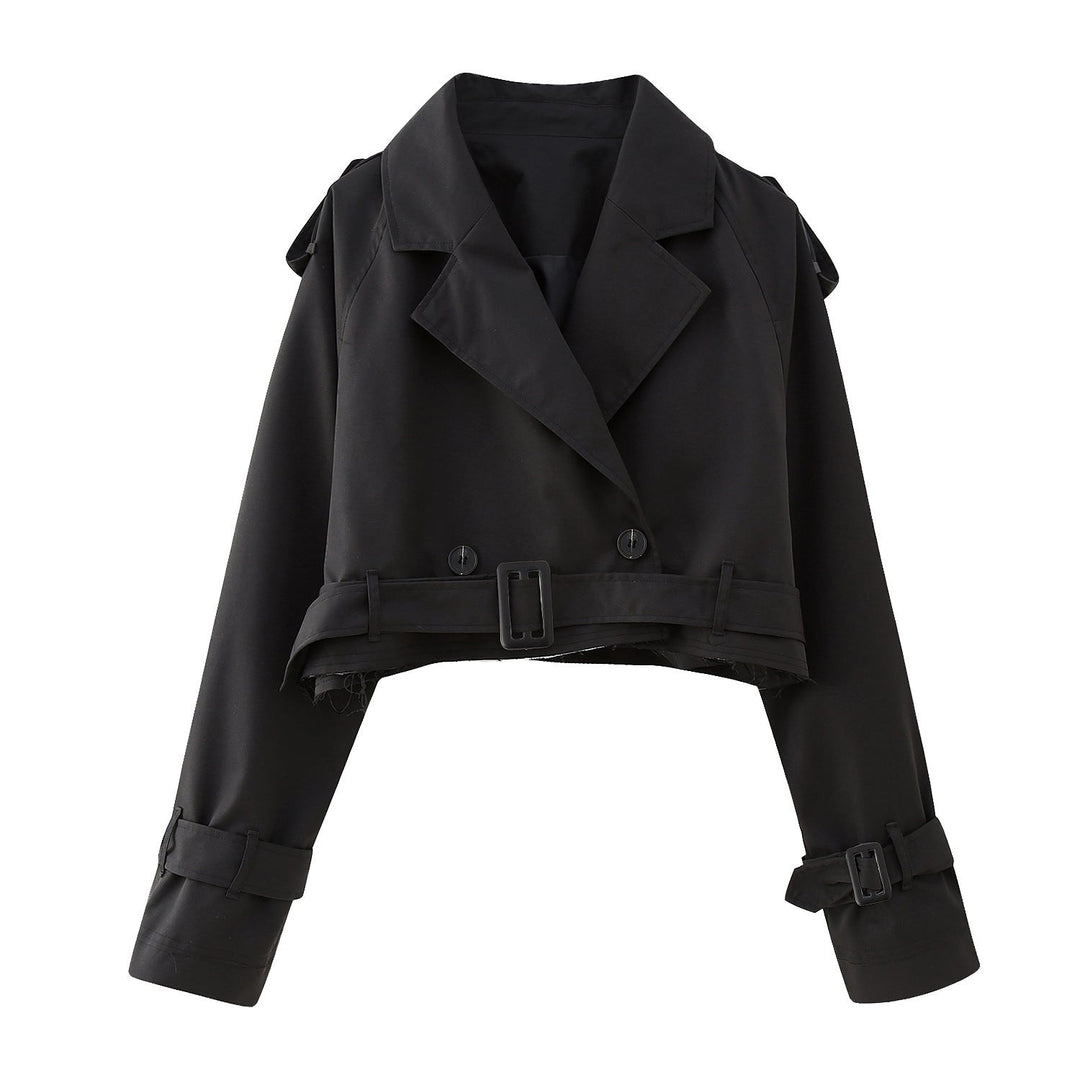 Keira | Trendy And Chic Tailored Short Trench Coat