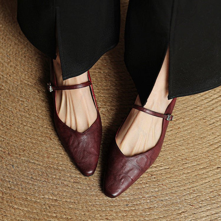 Sarah | Elegant And Pointed Toe Mules