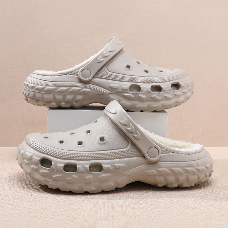 Ralf | Warm Fleece-Lined Thermal Slip-On Clogs