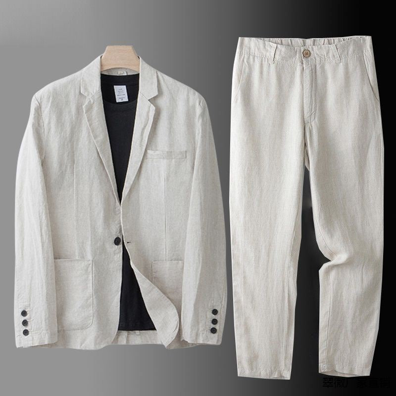 Sebastian | Stylish And Versatile Modern Linen Blazer Suits