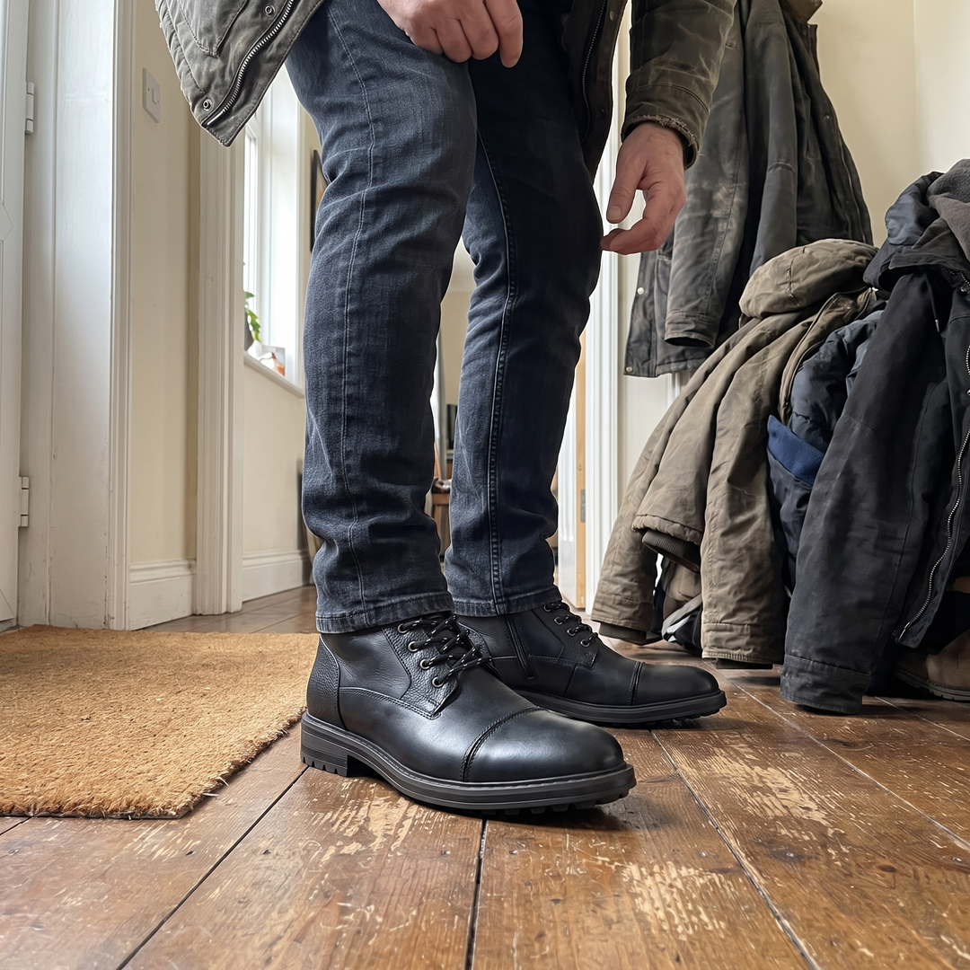 Fitzroy | Leather Ankle Boots – Classic Style for Men