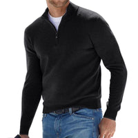Charles | Versatile And Comfortable Men’s Zip-Neck Sweater