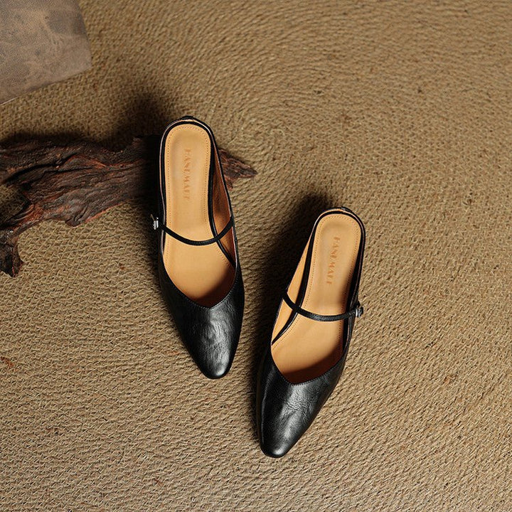 Sarah | Elegant And Pointed Toe Mules