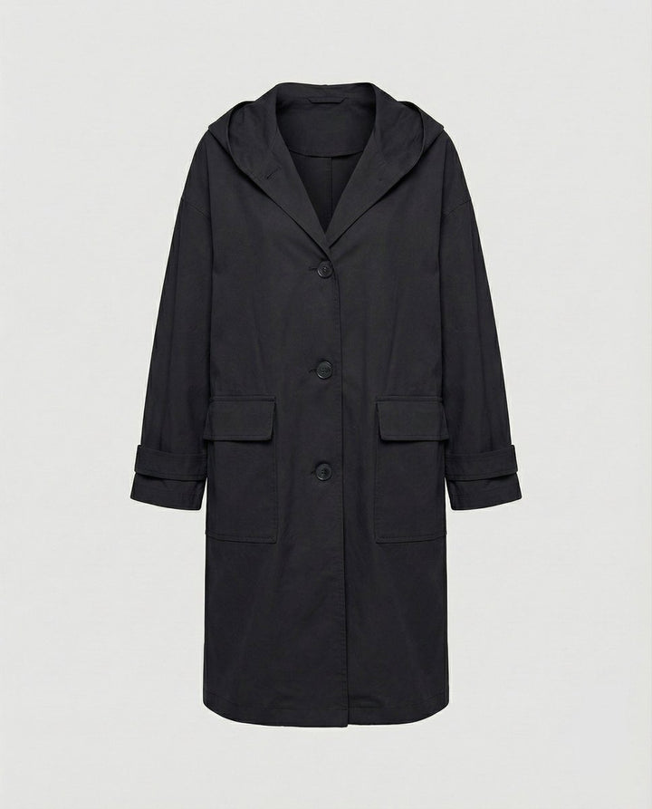 Isabel | Longline Waterproof Hooded Jacket