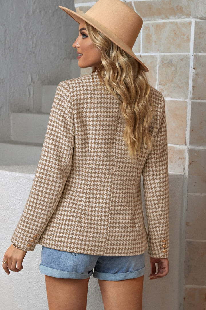 Gabriella | Chic And Classic Houndstooth Blazer