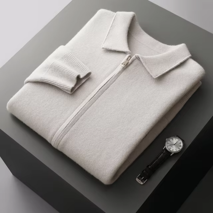 Lucas | Premium And Versatile Knit Full-Zip Cardigan