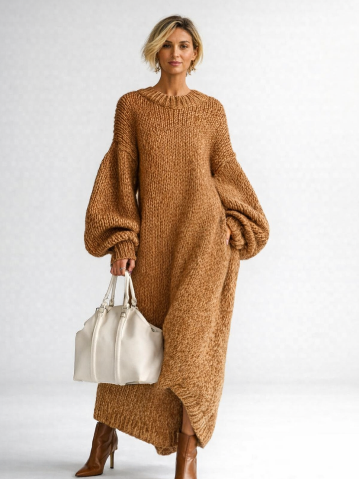 Chunky Knit Maxi Sweater Dress