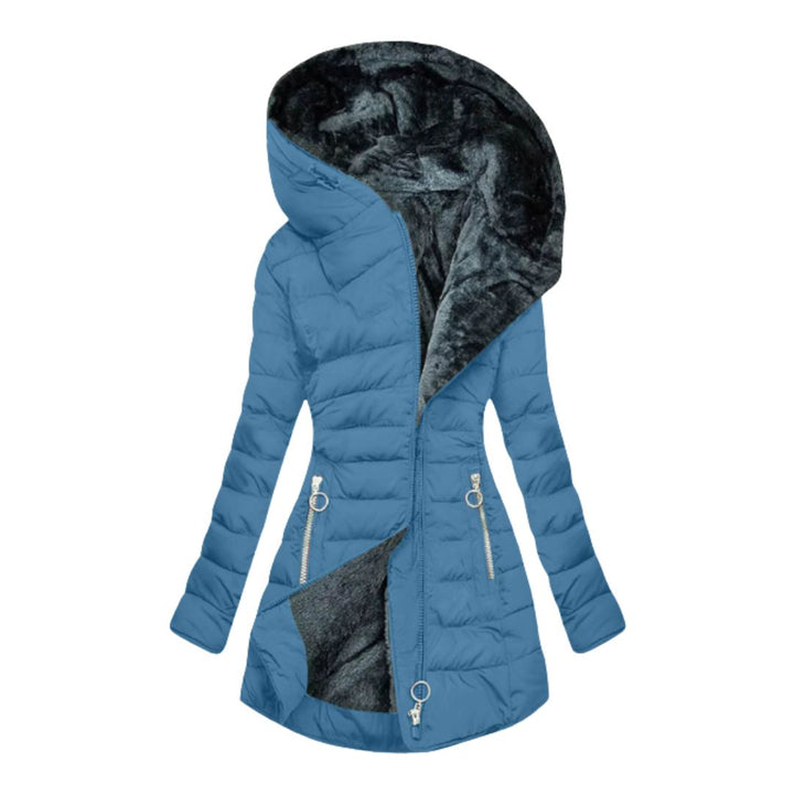Nora | Long Waterproof Hooded Winter Jacket