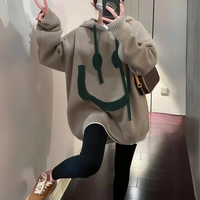 Ava | Playful Oversized Smiley Hoodie for Women