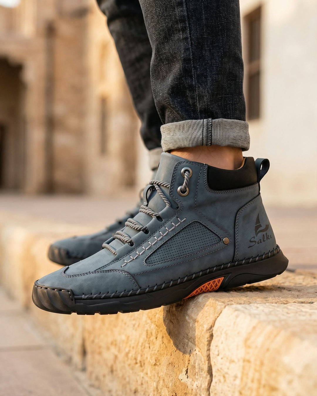 Marlowe | Heritage Boots – Structured Faux Leather for Men