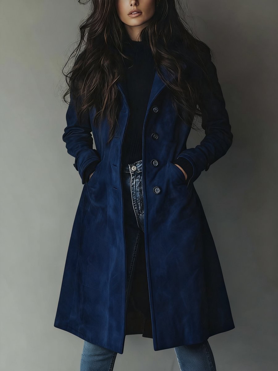 Katie | Sophisticated Longline Tailored Trench Coat