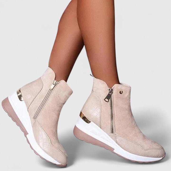 Jessica | Elegant And Supportive Orthopedic Wedge Ankle Boots