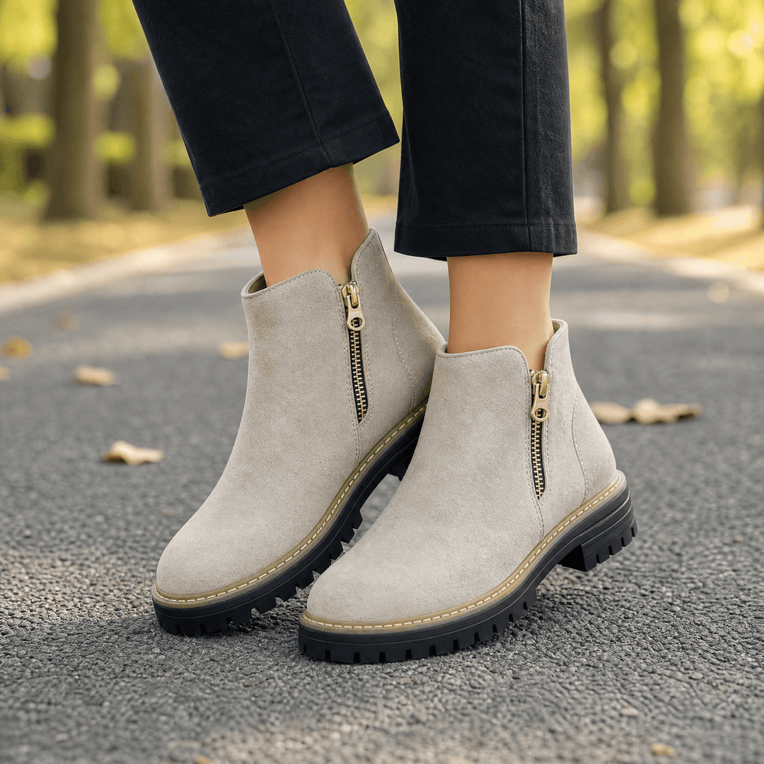 Stepara | Chelsea Boots – Side-Zip Suede Design for Comfort