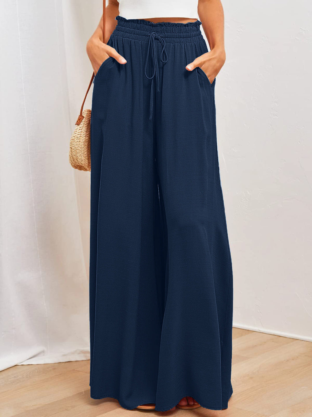 Olivia | Elegant And Breezy Summer Wide Leg Palazzo Pants
