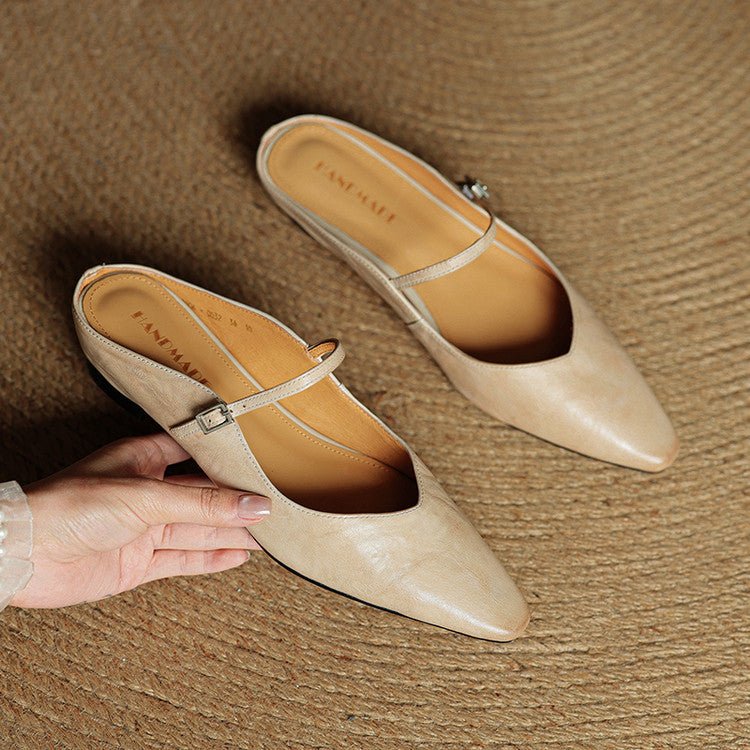 Sarah | Elegant And Pointed Toe Mules