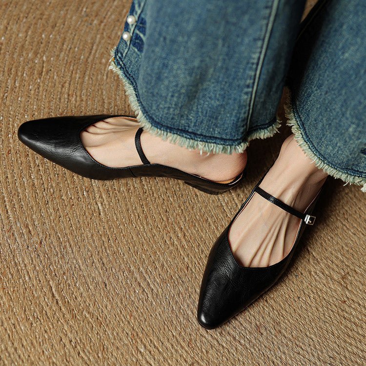 Sarah | Elegant And Pointed Toe Mules
