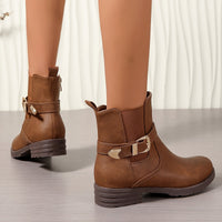 Isla | Stivaletti chic ispirati allo stile western, con fibbia