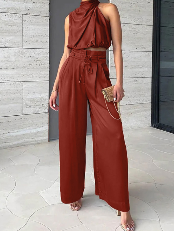 Isabella | Chic And Modern Sleeveless Two Piece Set