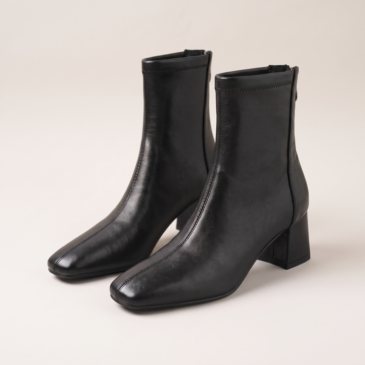 Rosalie | Leather Boots – Elegant Ankle Style for Women