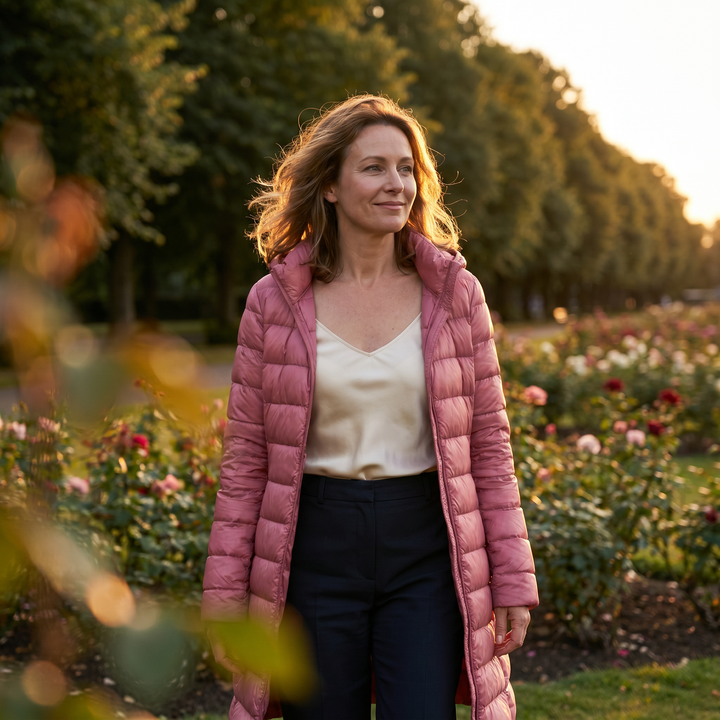 Feathra | Ultralight Down Jacket – Warm Lightweight Style for Women