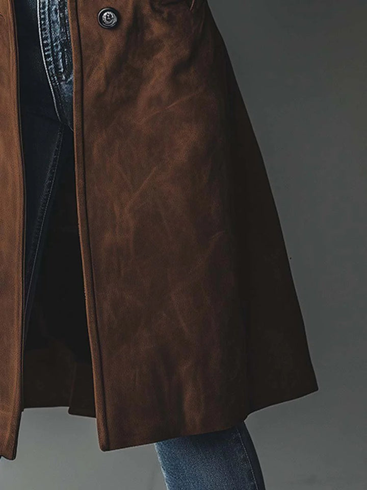 Katie | Sophisticated Longline Tailored Trench Coat
