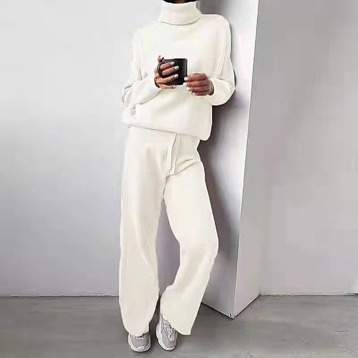Nora | Refined And Cozy Turtleneck Knitted Two Piece Set