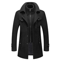 Everett | Streamlined Slim-Fit Winter Wool Coat