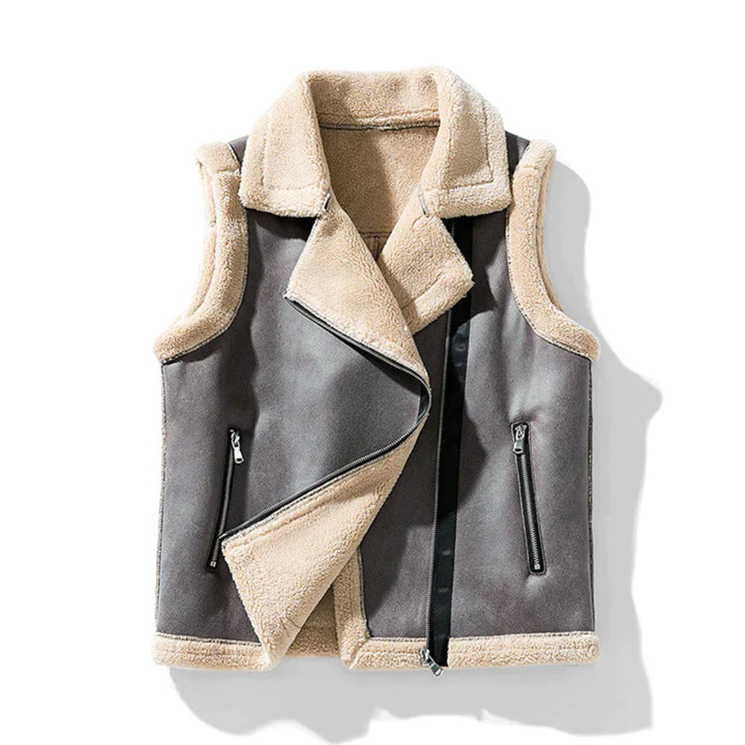 Harper | Cozy Plush Sherpa Cold-Weather Layering Vest