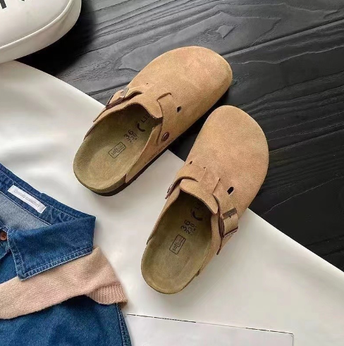 Charlotte | Luxurious Suede Slip-On Clog Mules