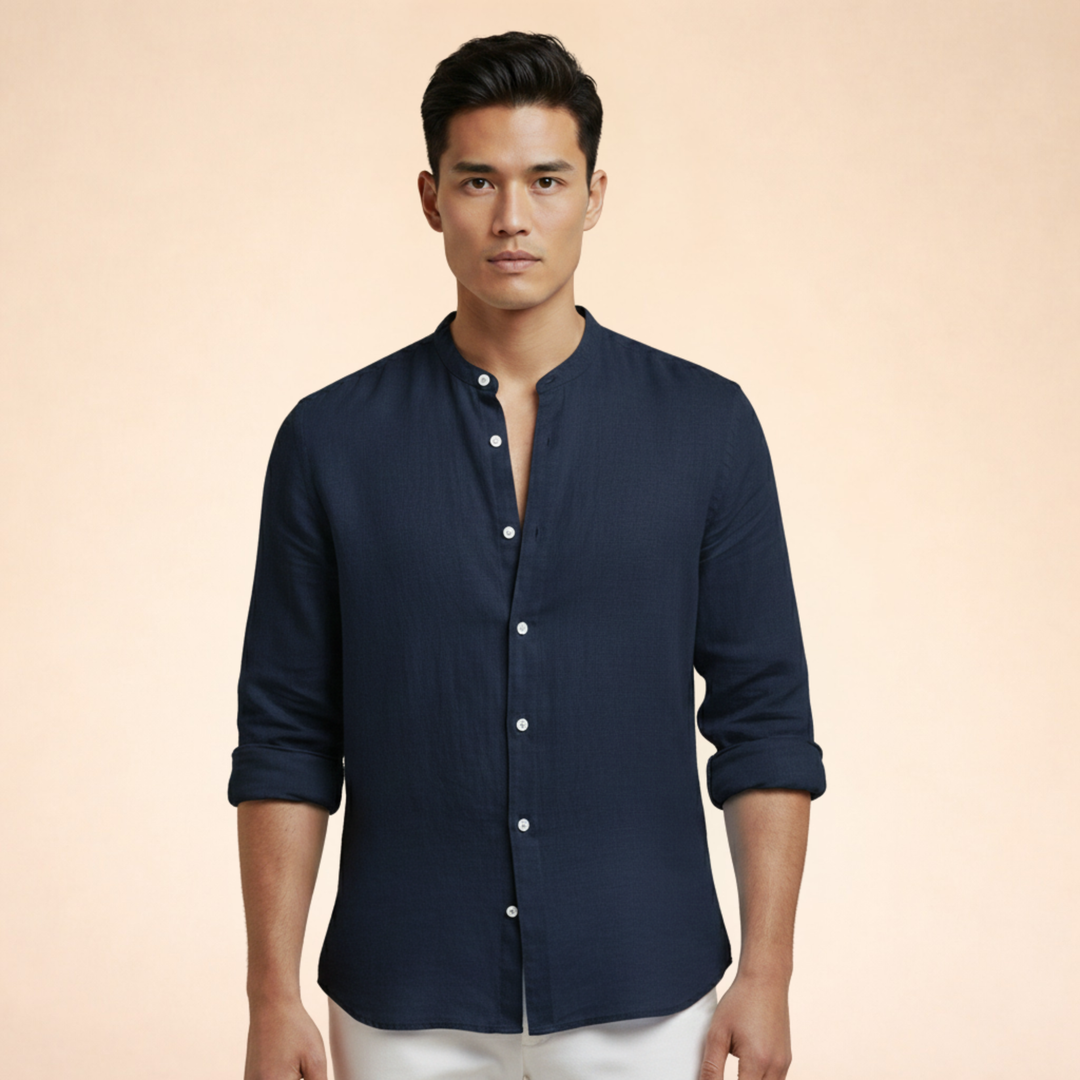 Harmon|Camicia di Lino Elegante e Senza Tempo