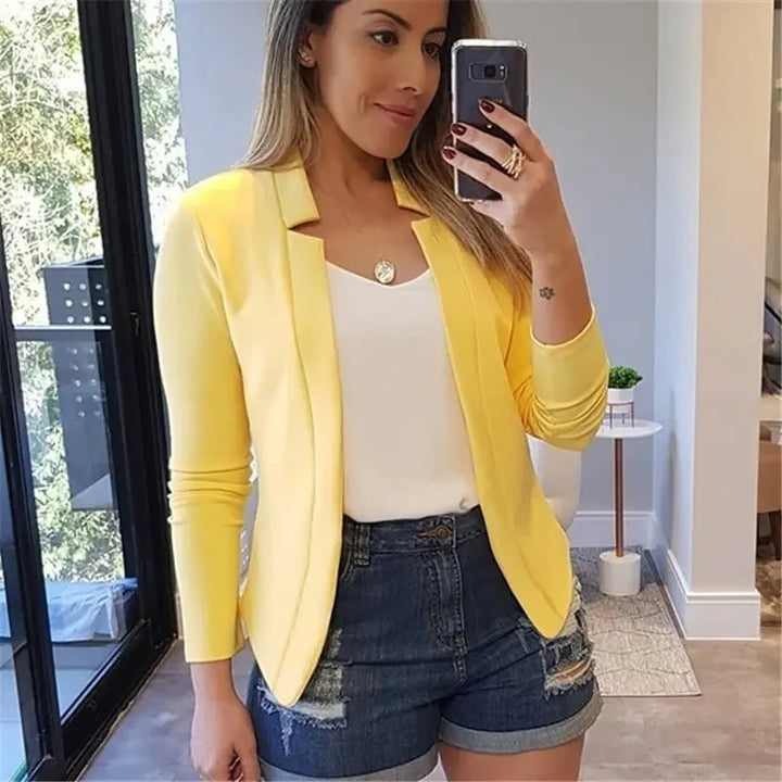 Charlotte | Elegant Belted Draped Blazer